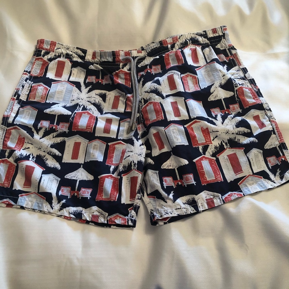 AUTH VILEBREQUIN MENS SWIM TRUNK SZ XXL WORN